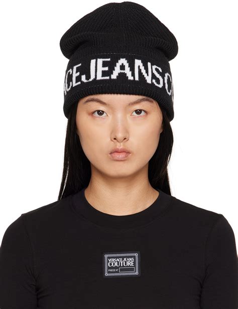 versace beanie hat|versace jeans couture cap.